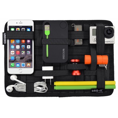 Cocoon GRID-IT! Organizer CPG7 - Internal accessory holder for carrying  case - black 